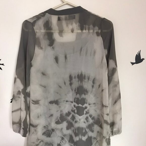 RELIGION WE LIVE IN BLACK sheer dress w/ slip XS - Picture 2 of 9